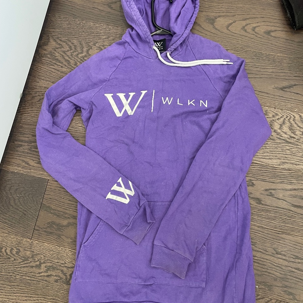 WLKN Purple long sweat shirt